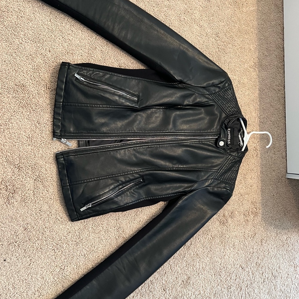 Leather jacket from Express size: M